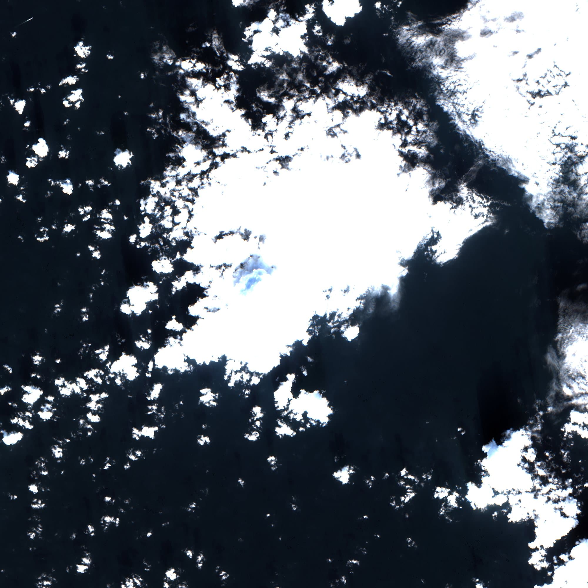 Copernicus Sentinel-2 true-colour scene over the North Sea